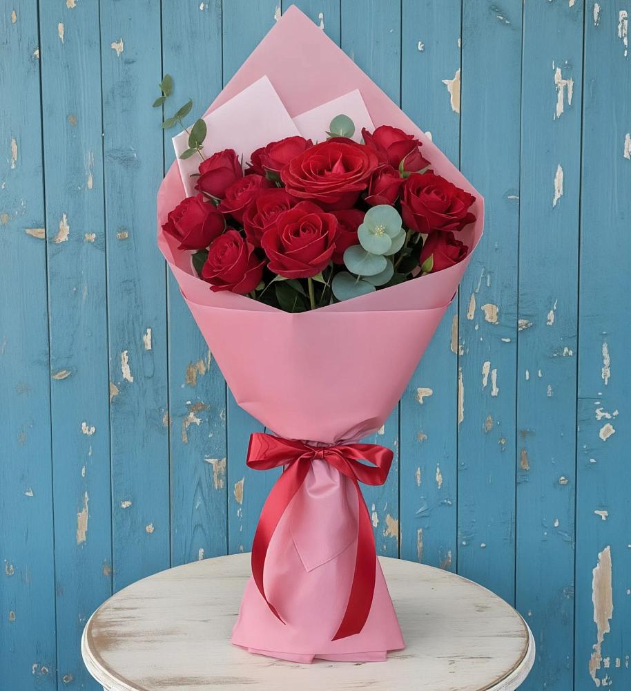 Букет цветов из: Розы в Тбилисской