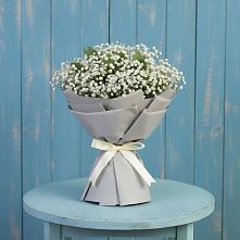 Букет цветов из:  Гипсофила в Тбилисской