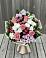 Букет цветов из: Альстромерии, Гвоздики, Розы и Хризантемы в Тбилисской
