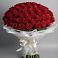 Букет 101 Красная роза Блэк Мэджик в Тбилисской