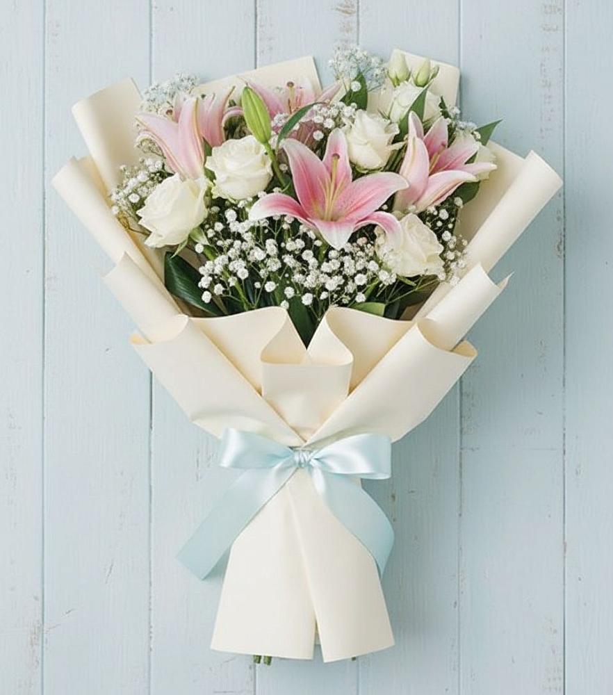 Букет цветов из: Лилии в Тбилисской