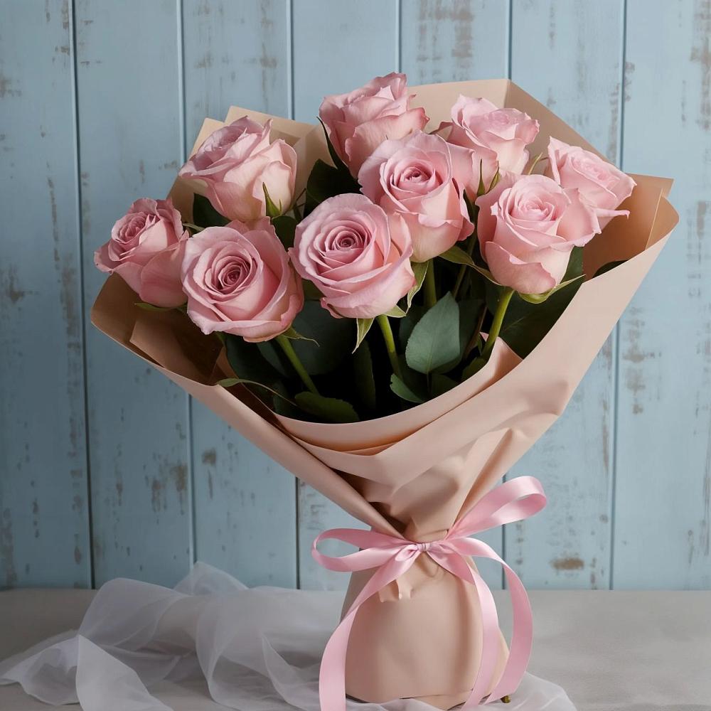 Букет цветов из: Розы в Тбилисской