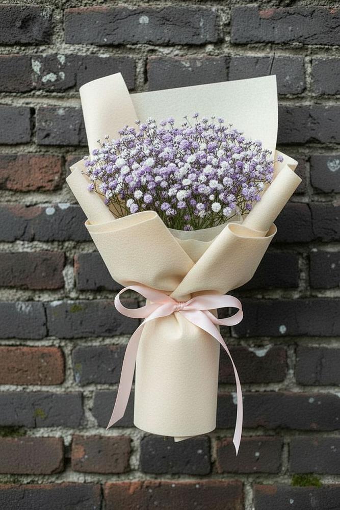 Букет цветов из: Гипсофила в Тбилисской