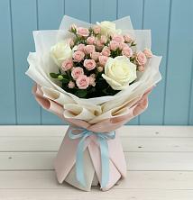 Букет цветов из:  Розы в Тбилисской