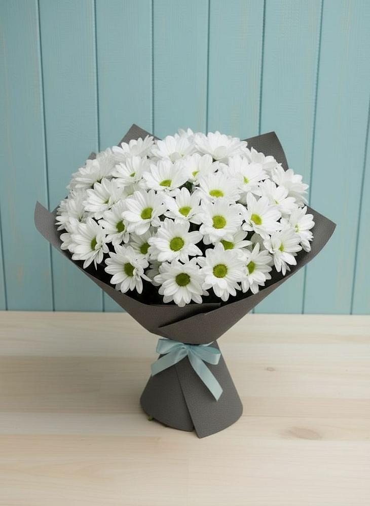 Букет цветов из: Хризантемы в Тбилисской