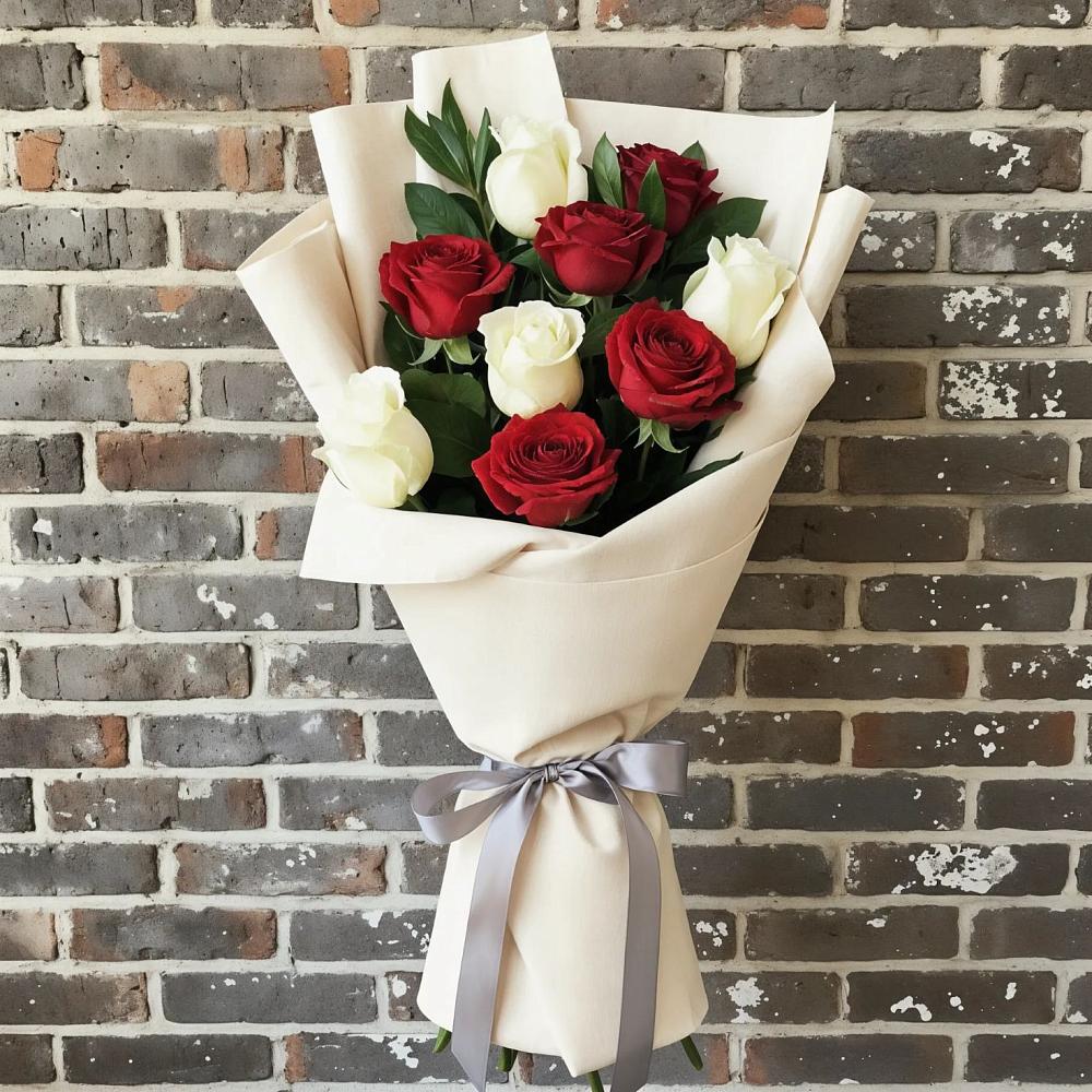 Букет цветов из: Розы в Тбилисской