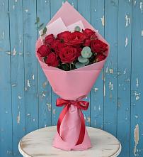 Букет цветов из:  Розы в Тбилисской