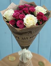Букет цветов из:  Розы в Тбилисской