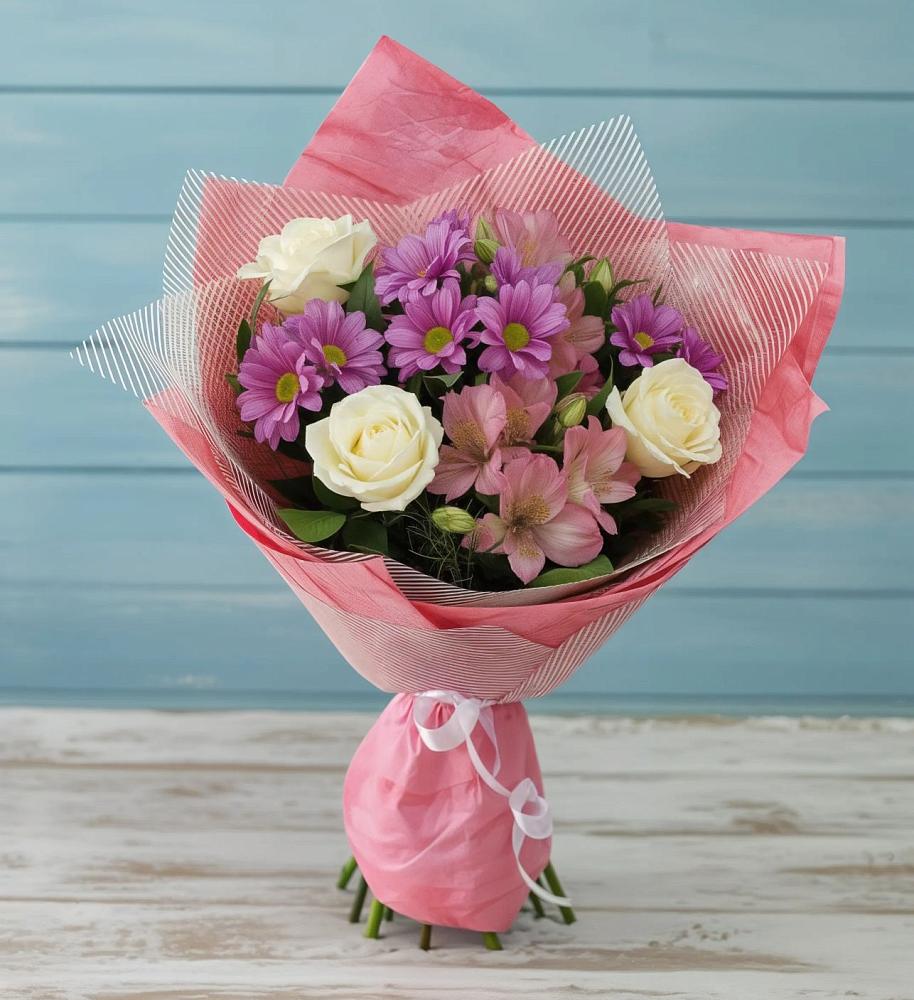 Букет цветов из: Герберы в Тбилисской