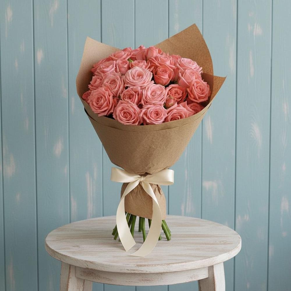 Букет цветов из: Розы в Тбилисской