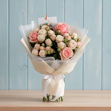 Букет цветов из:  Розы в Тбилисской