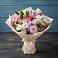 Букет цветов из: Хризантемы, Альстромерии и Розы в Тбилисской